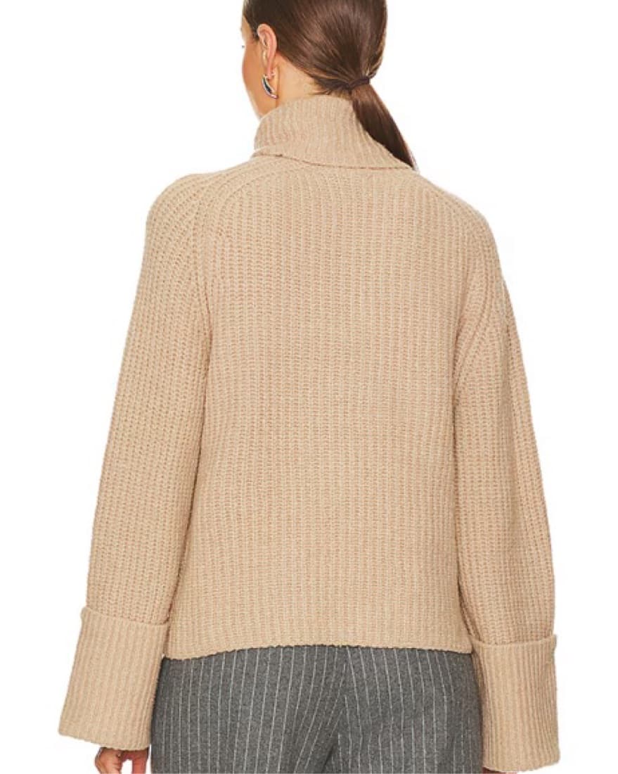 LPA Tan Turtleneck Sweater - Image 5