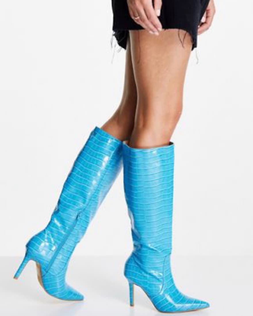 Public Desire X Kenza Knee high Boots - Image 1