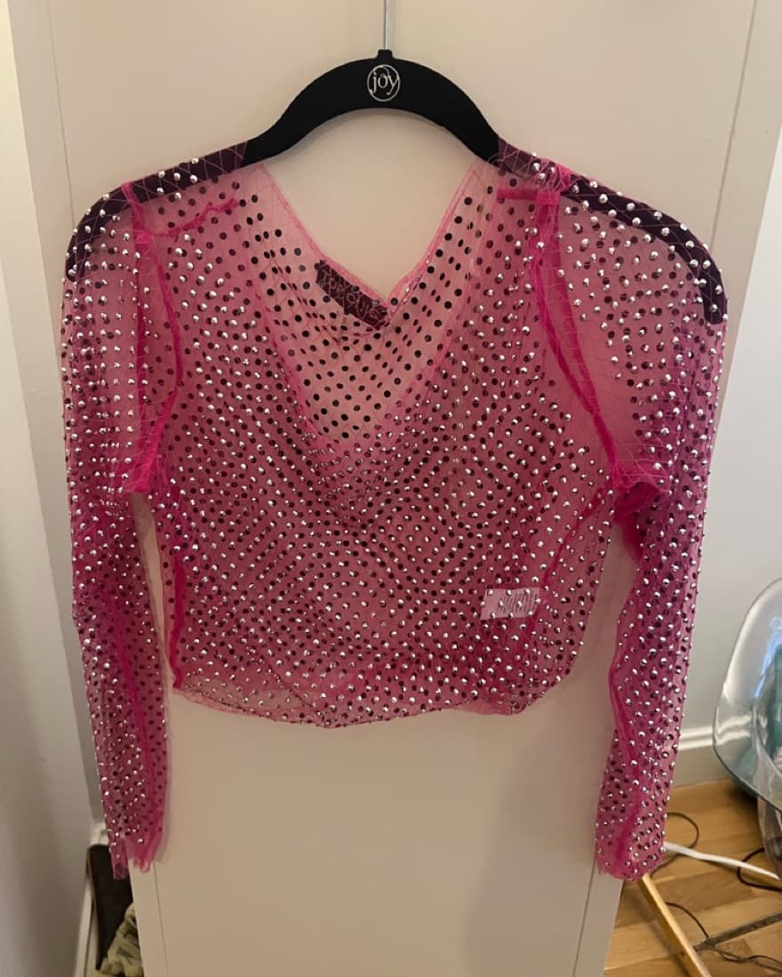 pink sequin top - Image 3
