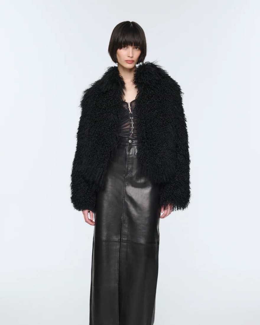 Ducie London Black Sheerling Jacket - Image 2