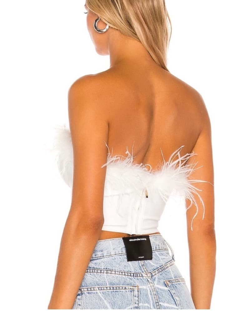 Superdown White Feather top - Image 2
