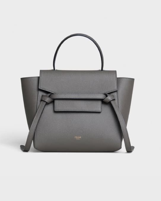 celine | nano belt bag elephant grey - Image 1