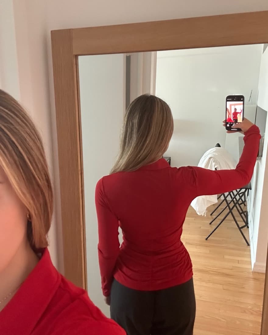 Red ALC Button Down - Image 2