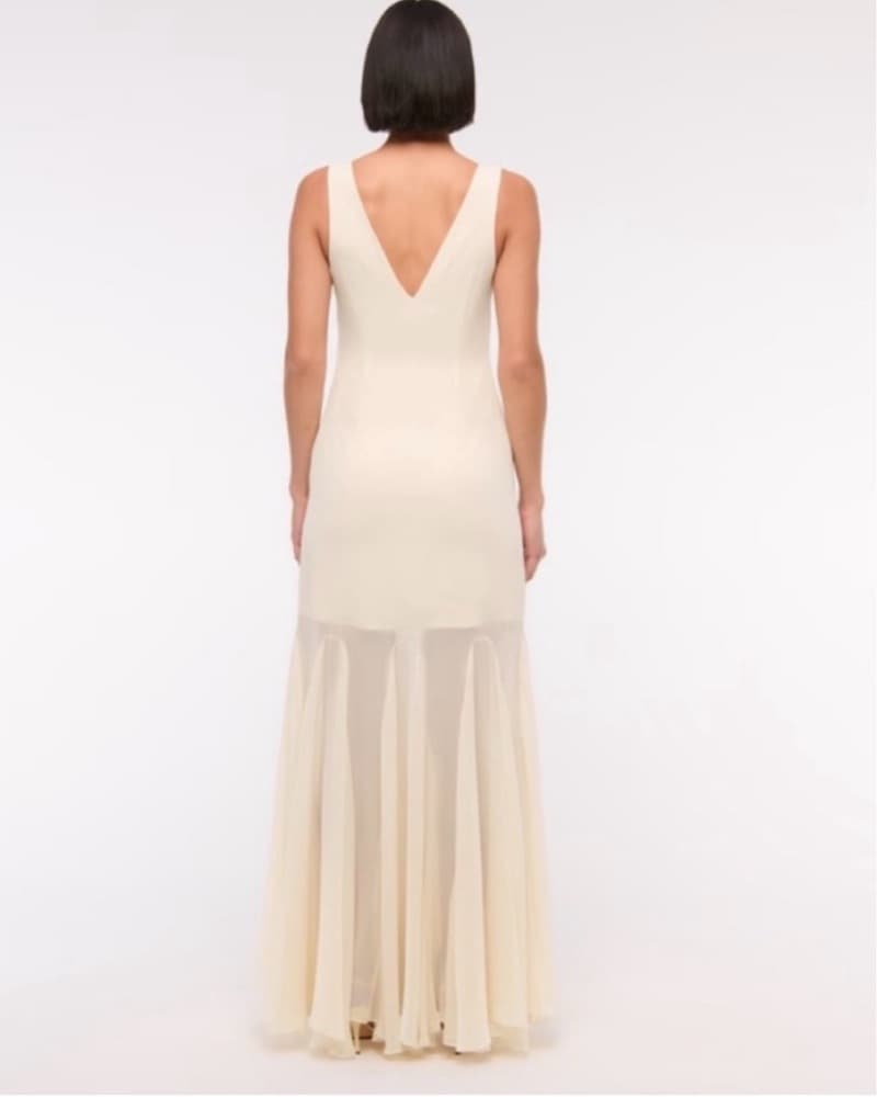 Abercrombie Plunge Godet Dress - Image 2
