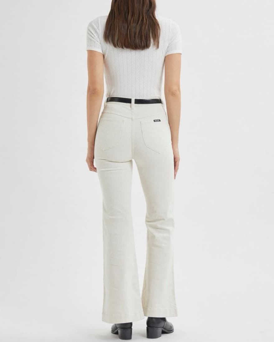 Rolla’s White Corduroy Flare Pants - Image 2