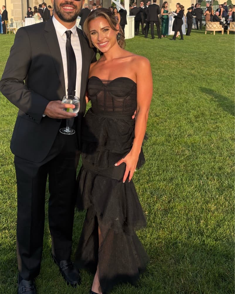 Elegant Ruffled Gown - Image 1