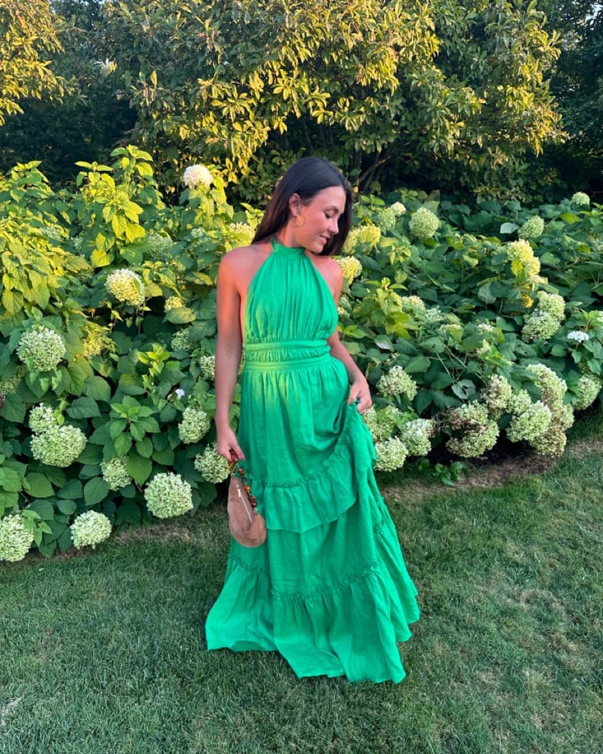 Beautiful Green Dress - Image 1