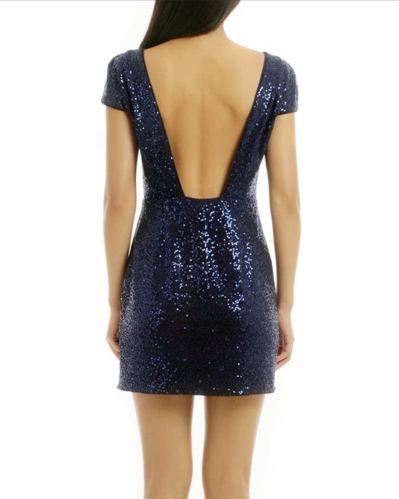 Margaux Sheath Sequin Mini - Image 2