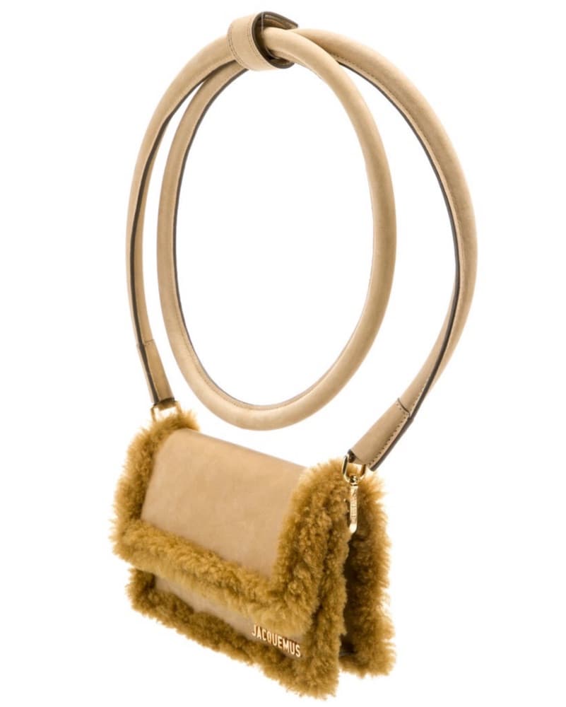 Jacquemus Shearling Shoulder Bag - Image 2