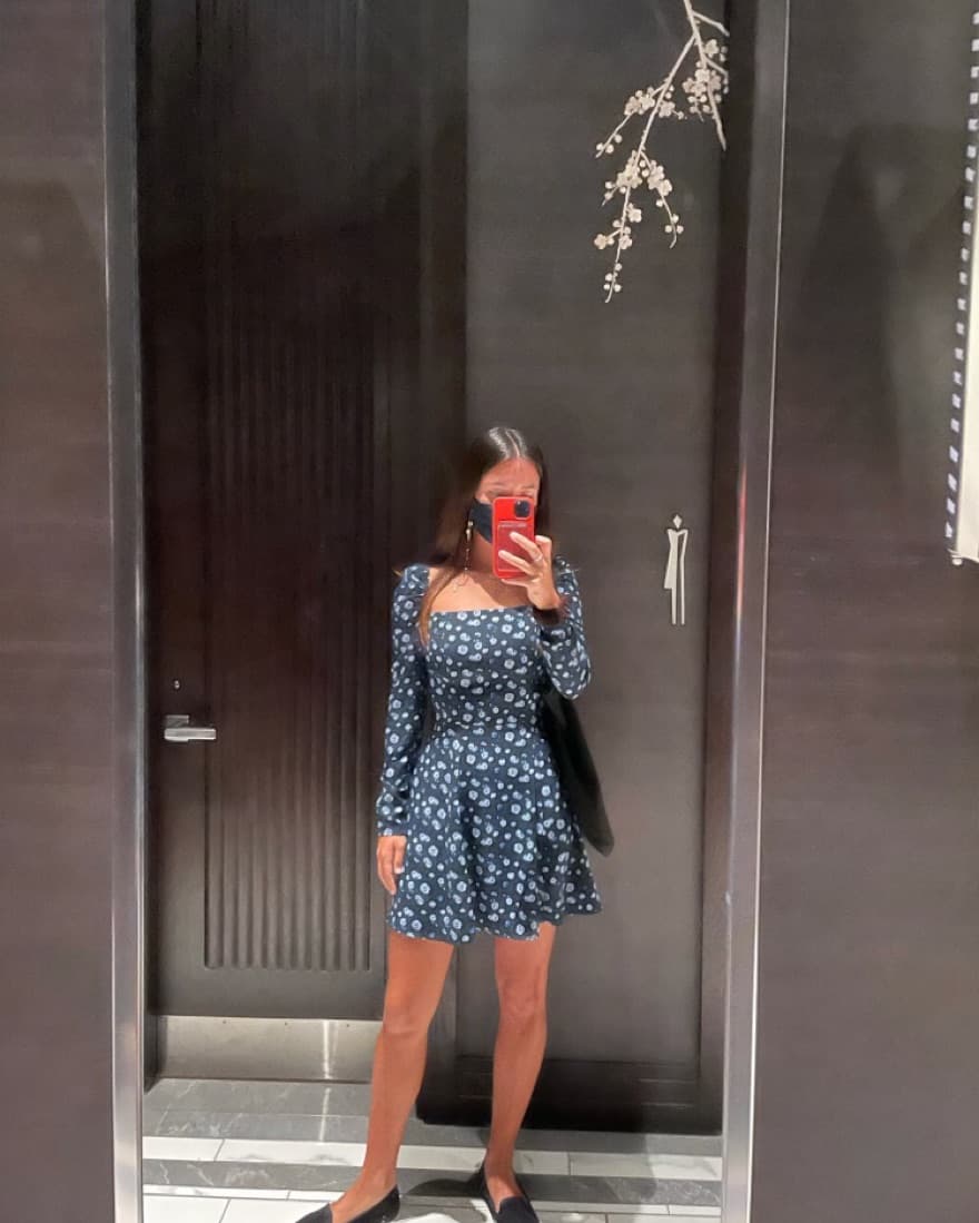 Floral Mini Dress - Image 1