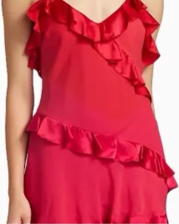 Loveshackfancy Red Lomina Dress  - Image 5
