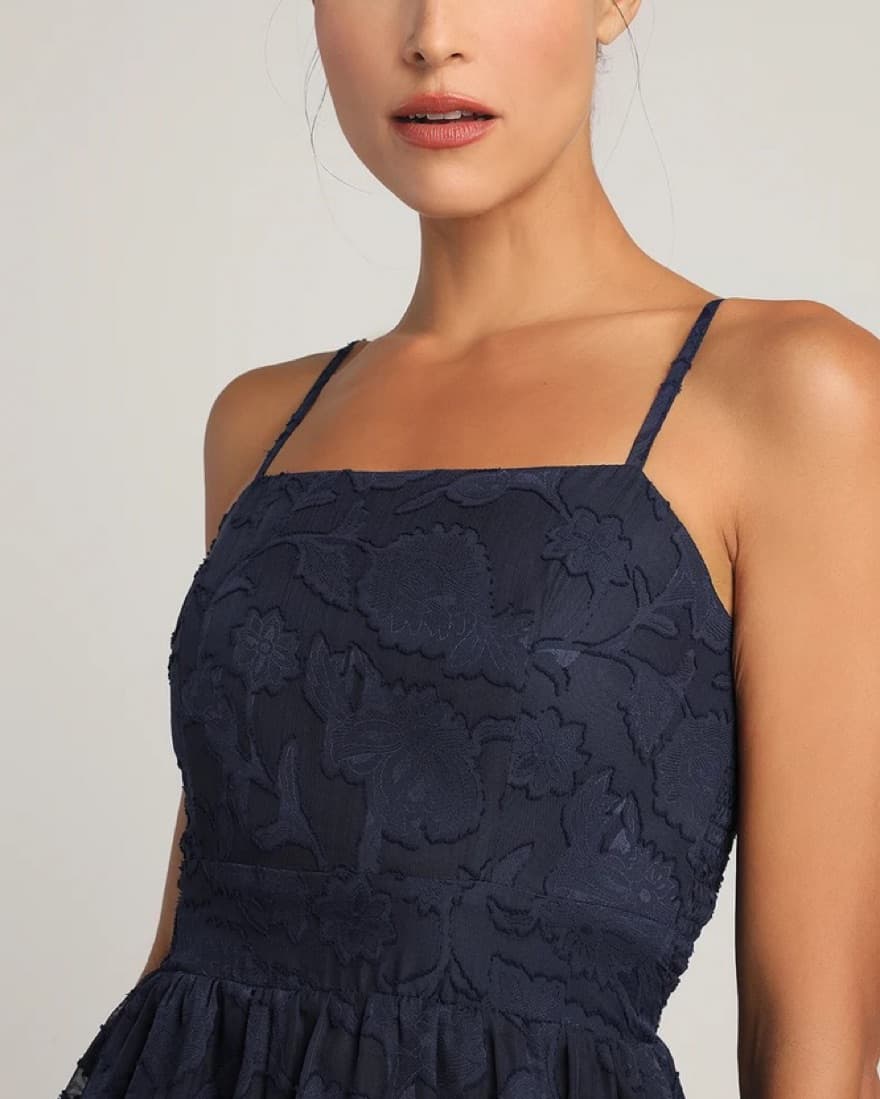 Navy formal dress - Image 4