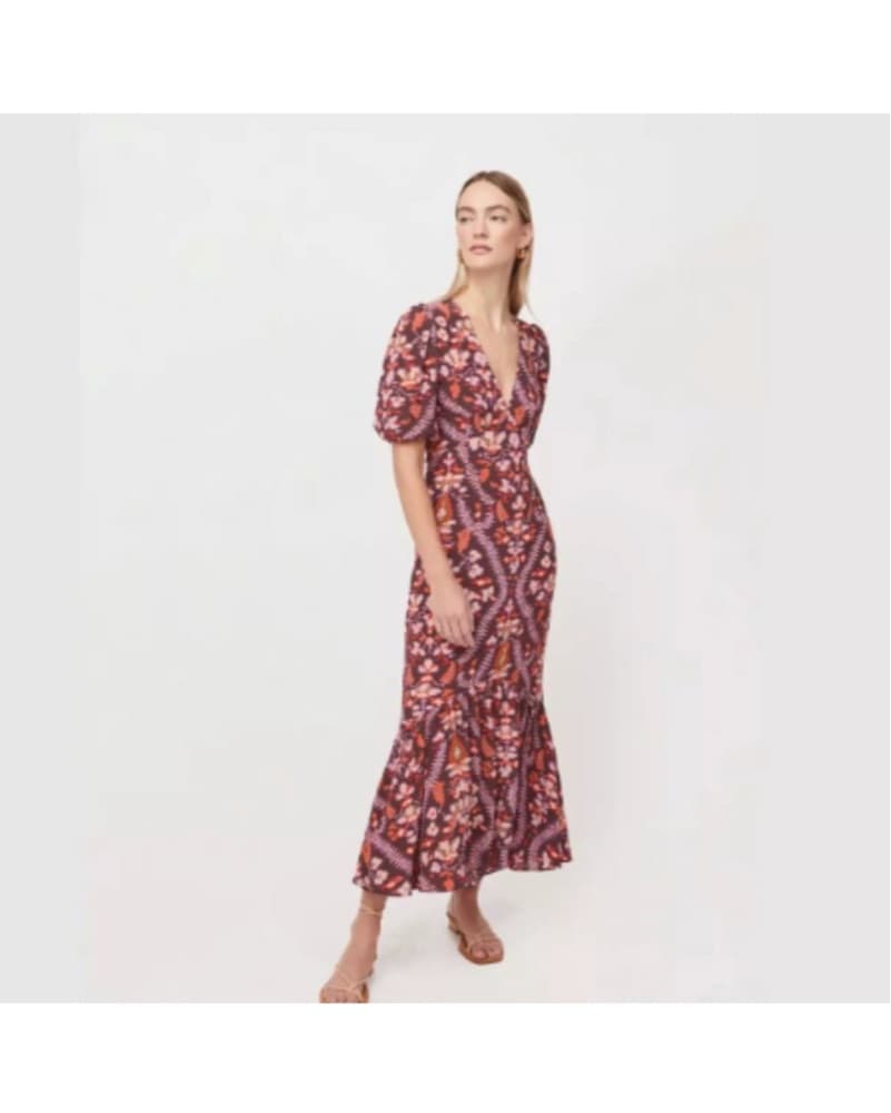 Rhode Dress In Plumeria  - Image 2