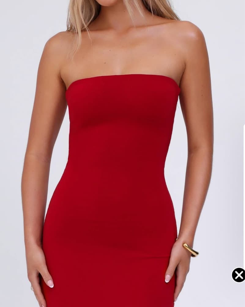 Red Tigermist Daniela Dress - Image 4