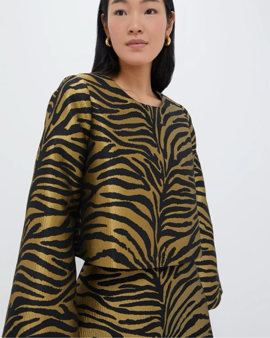 Tuckernuck Animal Print Skirt Set - Image 1