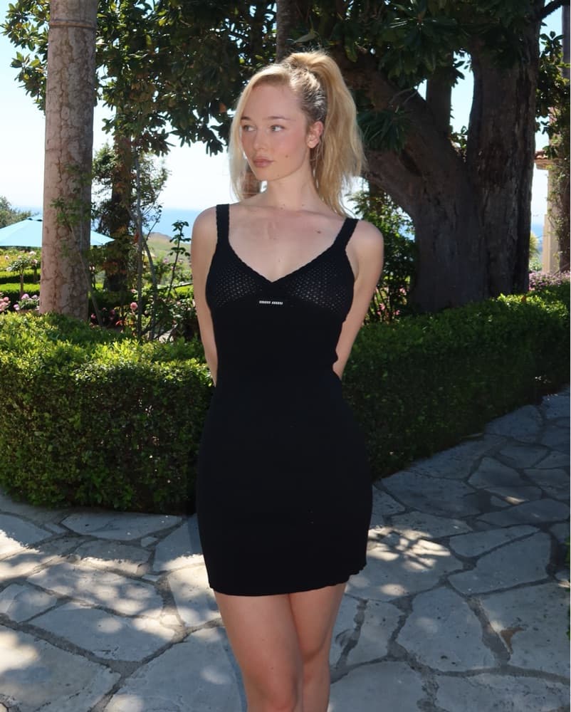 Miu Miu Black Knit Dress - Image 1