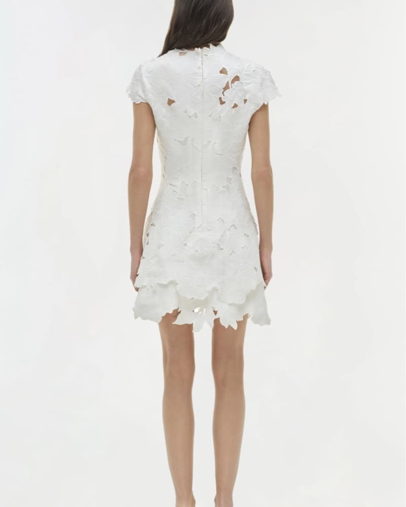 Simkhai Holloway Embroidered Mini Dressi - Image 3