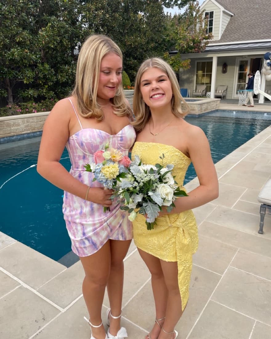Camila Coehlo Yellow Mini Dress - Image 3
