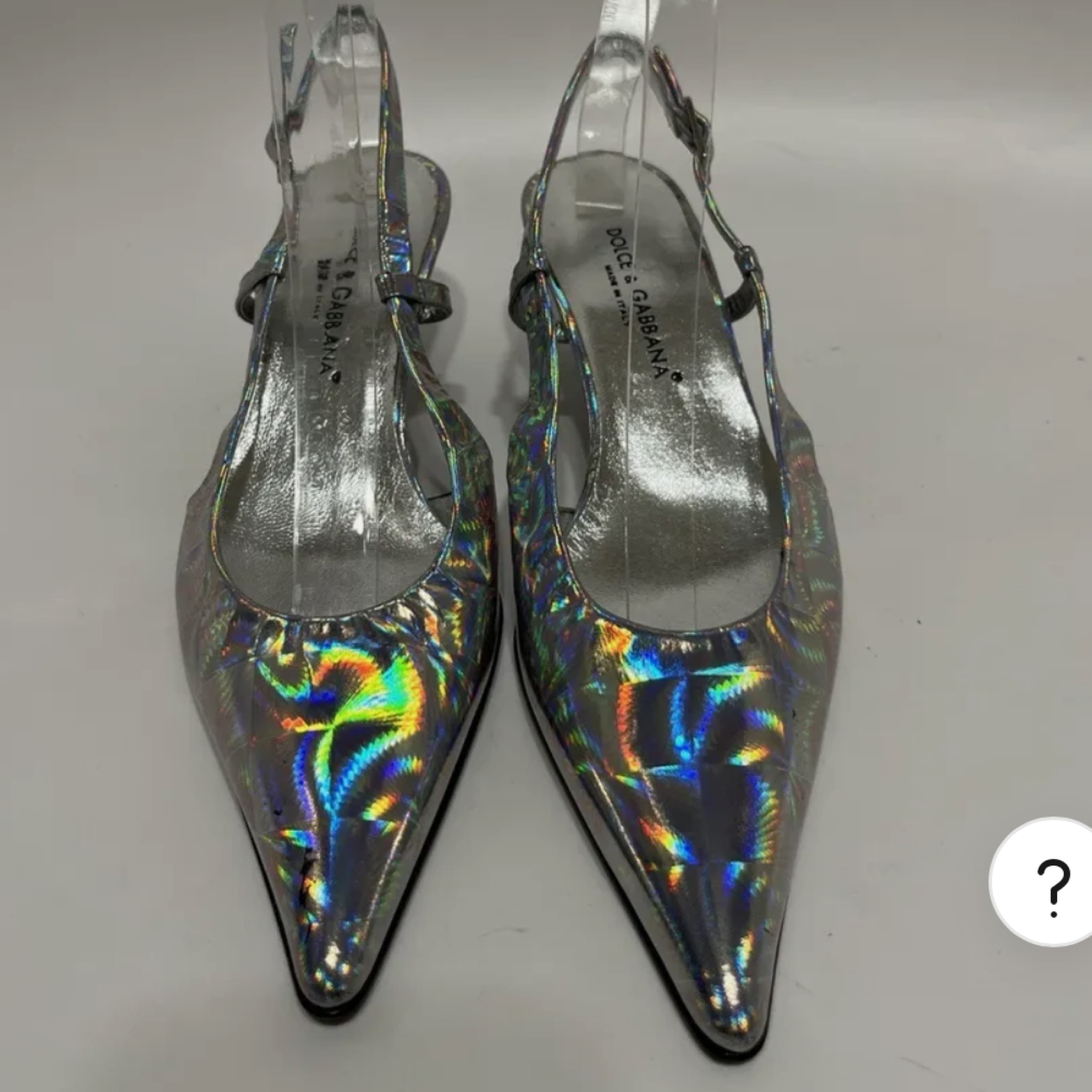 Dolce & Gabbana Metallic Slingback - Image 1