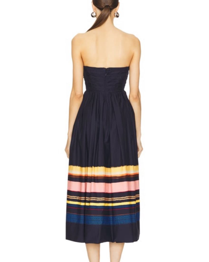 ALC Tate Strapless Navy Dress - Image 2