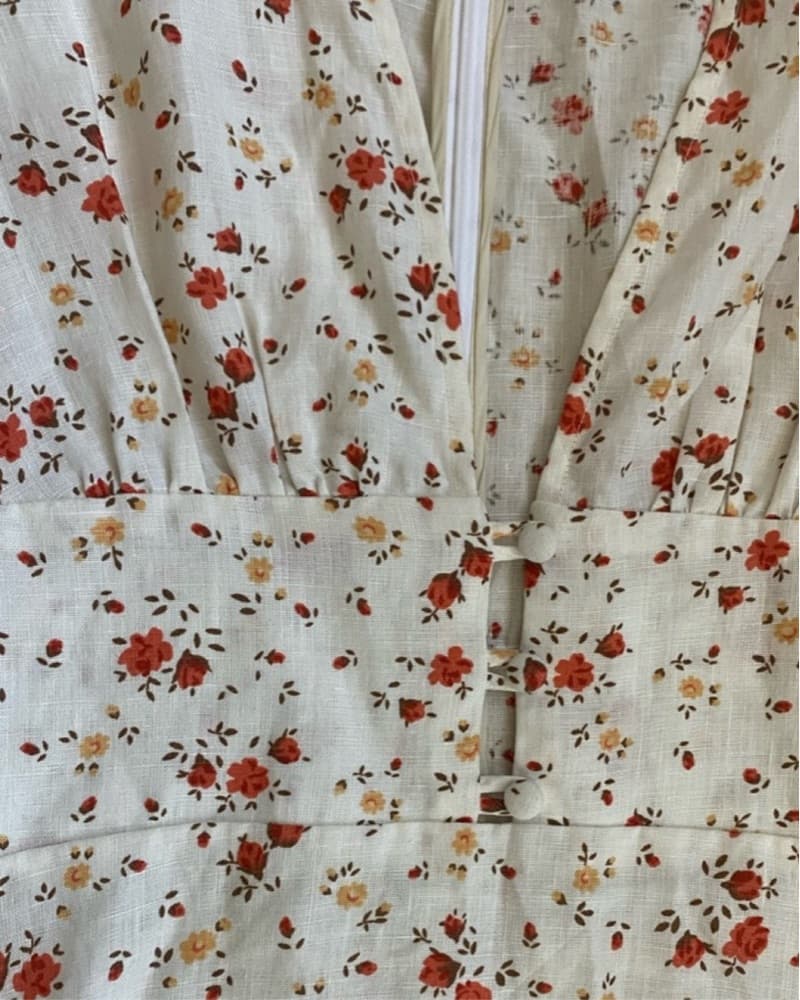 Reformation Linen Mini Dress - Image 5