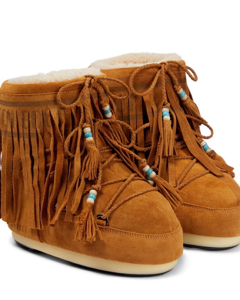 Alanui x Moon Boot Icon Low suede boot - Image 2