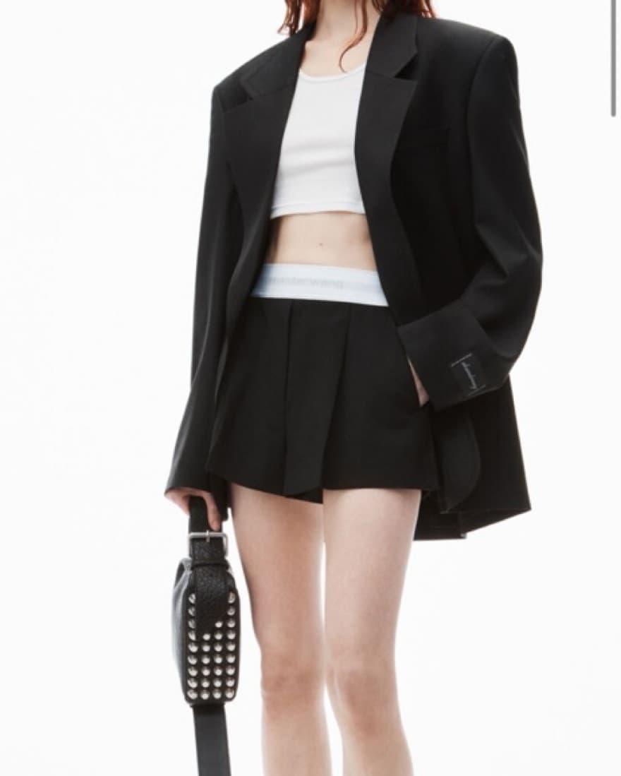 Alexaner Wang Pleated Mini Short  - Image 2