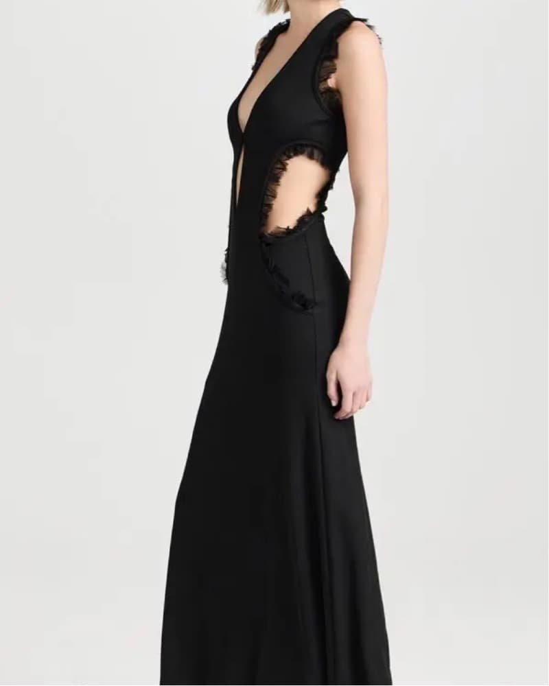 Christopher Esber Black Dress - Image 3