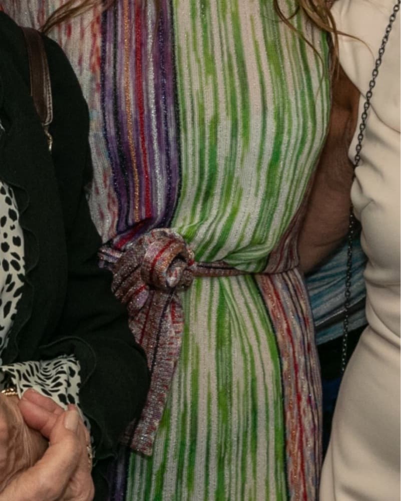 Missoni Sparkly Striped Mini Dress - Image 6