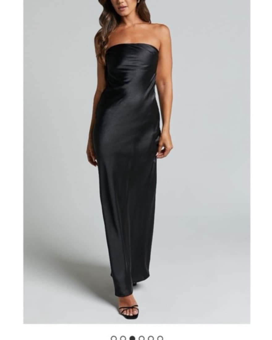 Showpo Black Slik Maxi  - Image 1