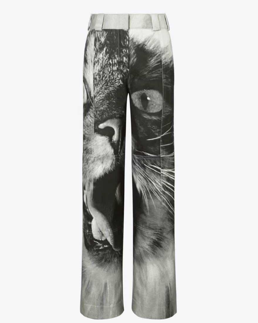 TORY BURCH “ Cat Printed Camo Pant “ - Image 1