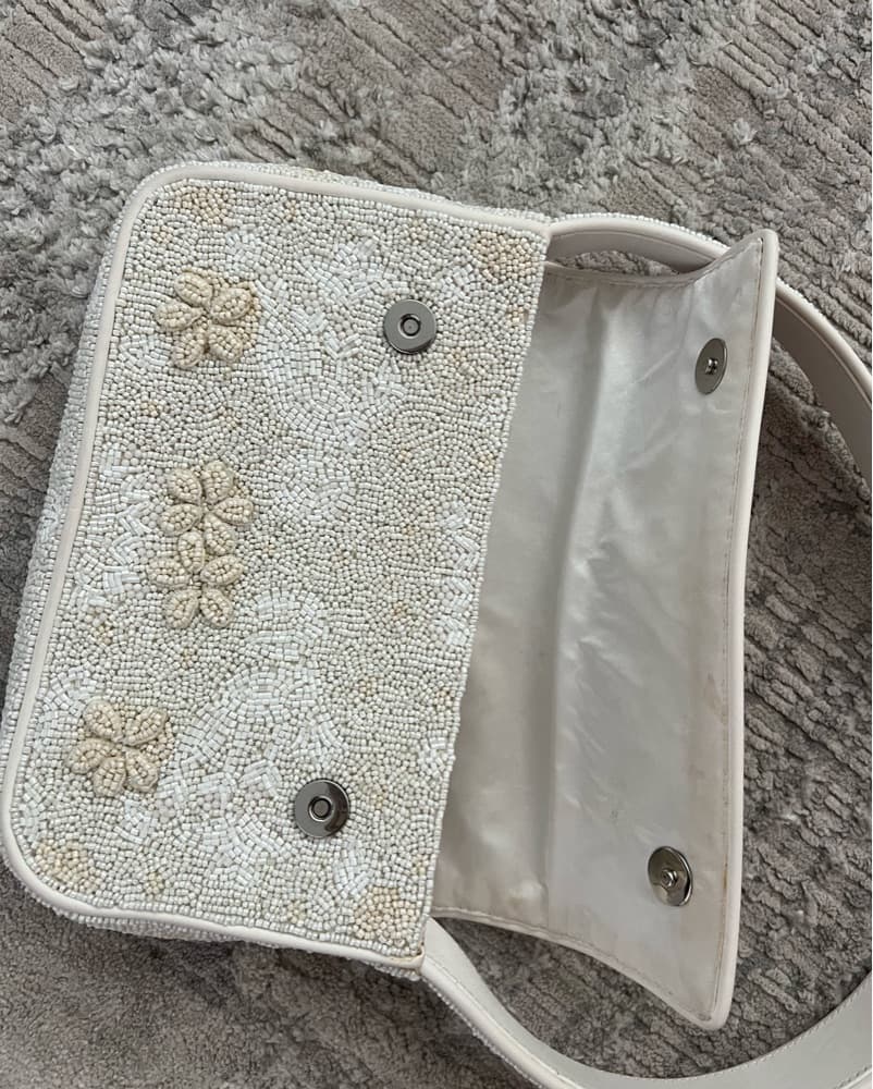 White/Pearl Staud Bag - Image 4