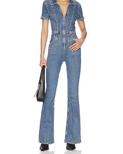 FREE PEOPLE - JAYDE FLARE JUMPSUIT - Image 1