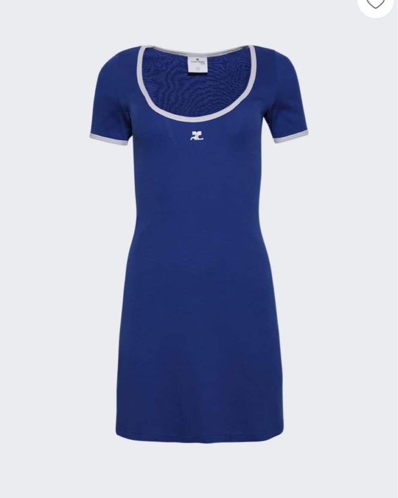 Courreges Holistic Contrast Mini Dress - Image 3