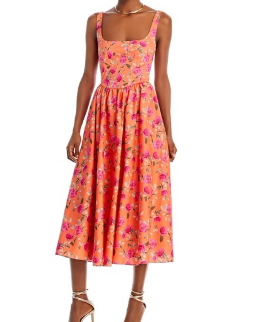 Wayf Corset Midi Dress - Image 1