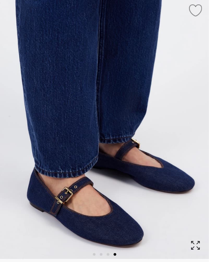 Madewell Denim Flats Brand New - Image 3