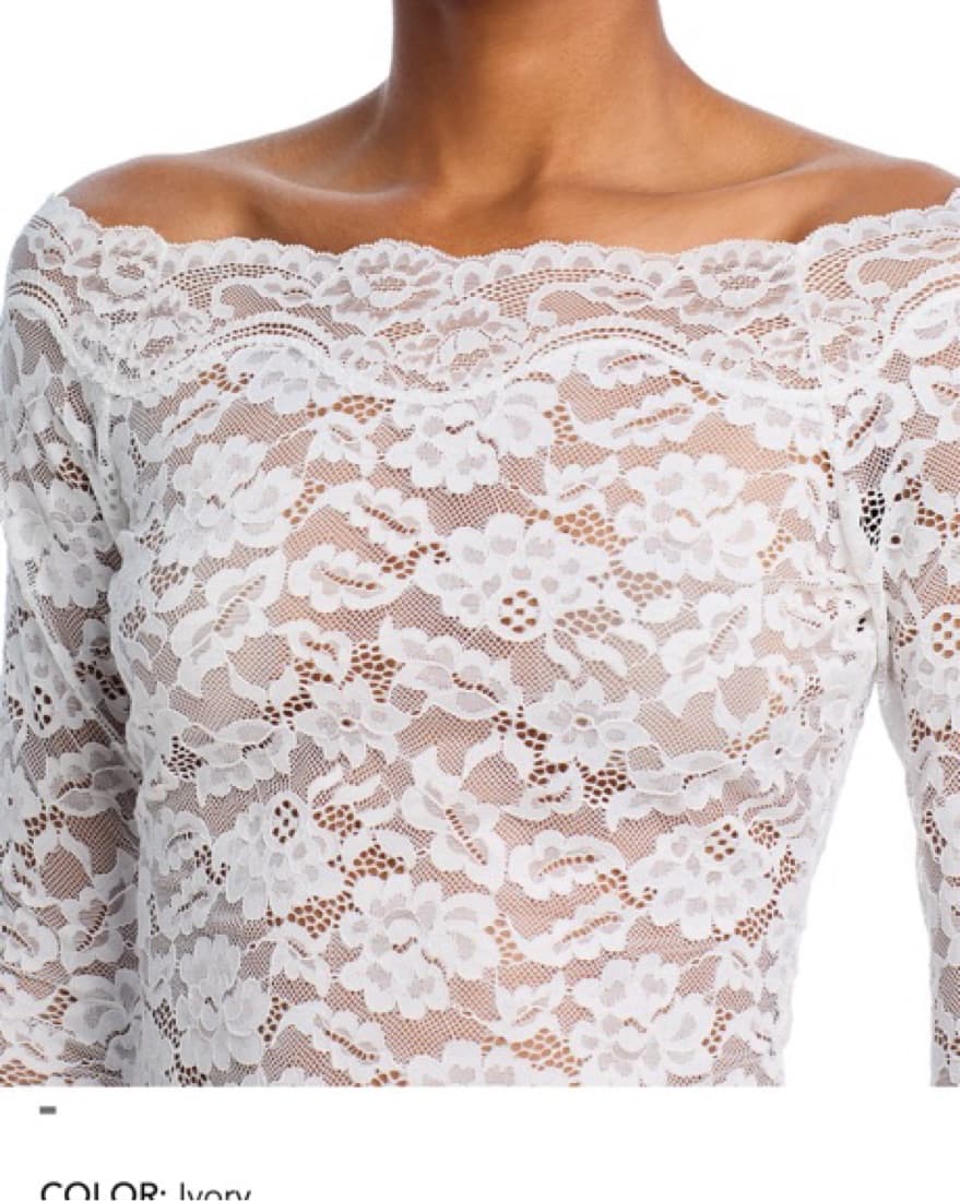 Ronny Kobo White Lace Top - Image 3