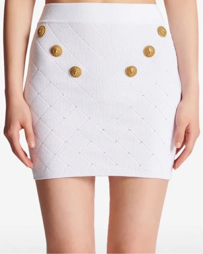 Balmain Mini Skirt XS 34 - Image 1