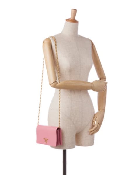 Prada Pink Wallet on Chain - Image 2