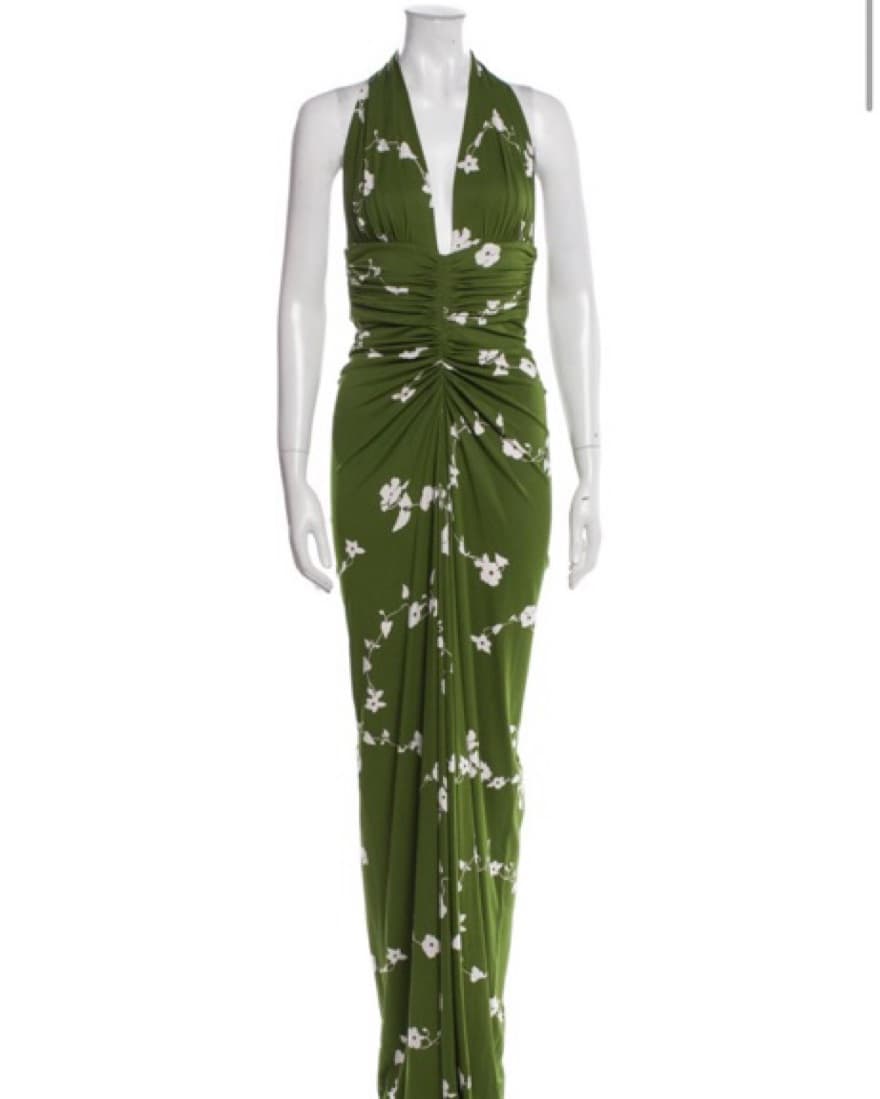 Green Michael Kors Gown - Image 3