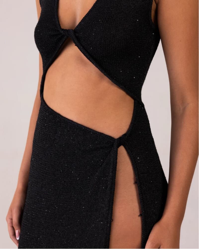 SAME LOS ANGELES Shimmering Maxi Dress - Image 3