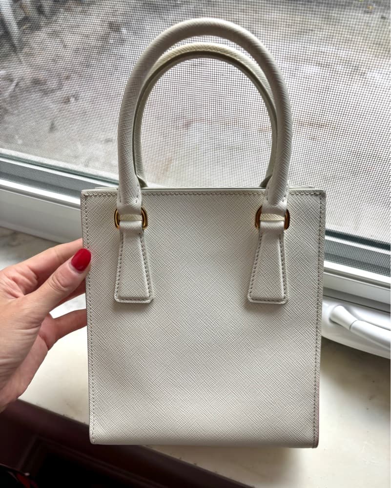 Prada Mini Saffiano Lux Tote  - Image 5