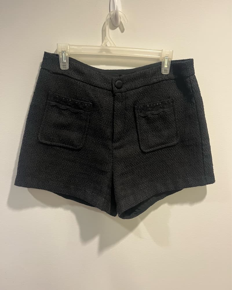 Aqua Black Micro Shorts - Image 1