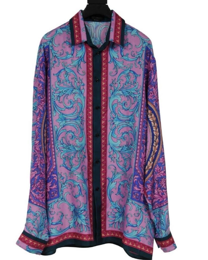 Versace Multicolor Jersey Baroque Print  - Image 3