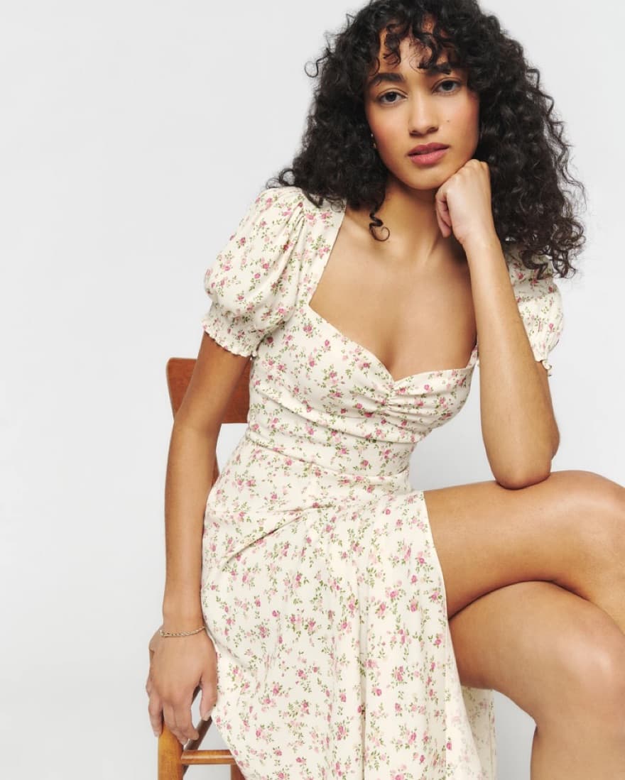 Reformation Lacey Dress - Image 4