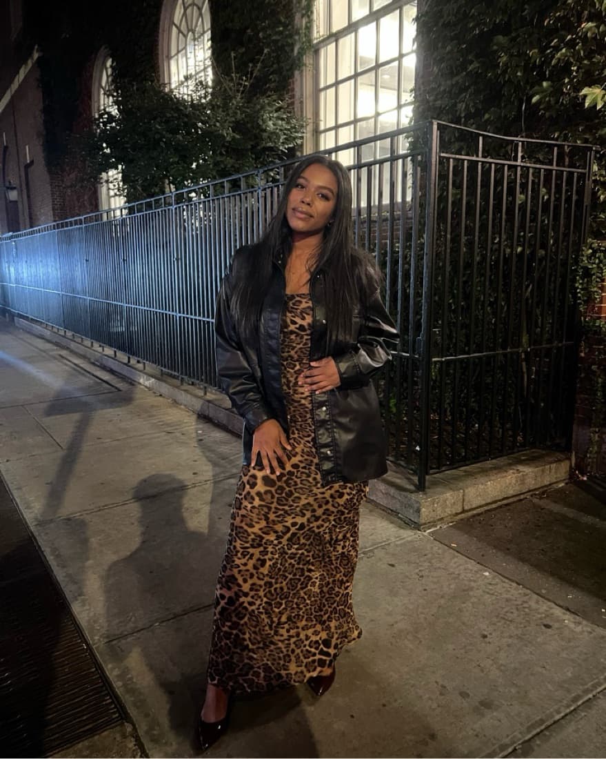 Leopard Print Maxi Dress - Image 2