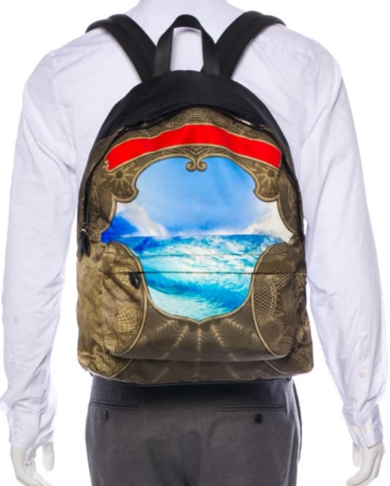GIVENCHY Ocean Print Backpack - Image 3
