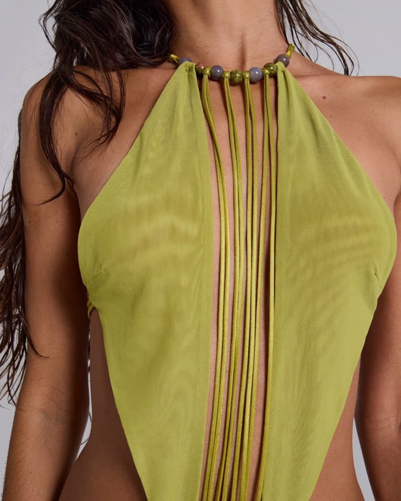 JADED LONDON Draped Backless Maxi Dress - Image 4