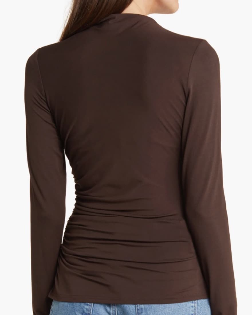 Rails - Brown Long Sleeve Top - Image 2