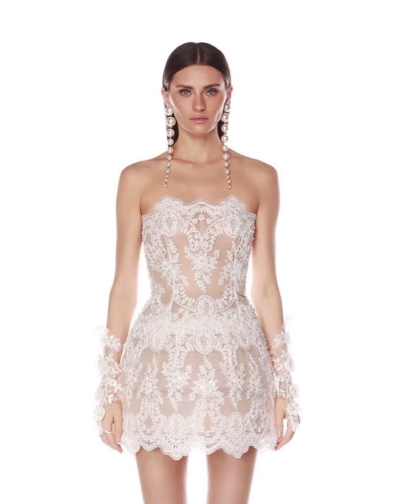 Bronx And Banco Maraya Blanc Lace Mini - Image 4